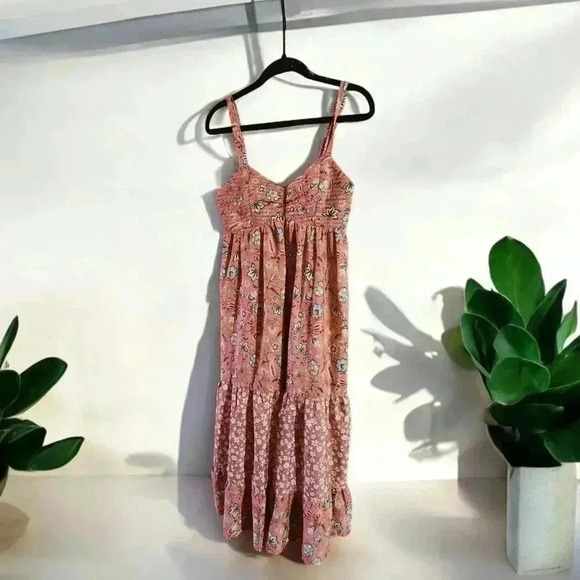 Land Of The Free Summer Midi Dress Size M Colorful - Picture 1 of 6